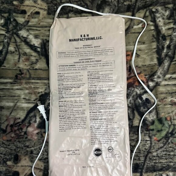 SOLD: Two Plug-In Heated Pet Pads (10” x 23”, 10" x 12") - Picture 2 of 2